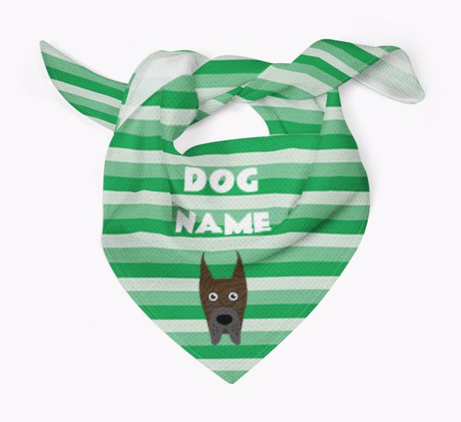 Personalized 'Stripes' Bandana for your {breedFullName}